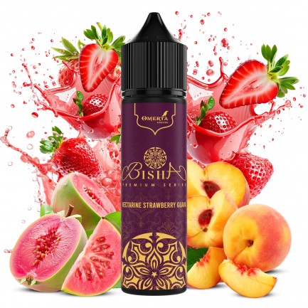 Bisha Nectarine Strawberry Guava Longfill 10ml for 60ml