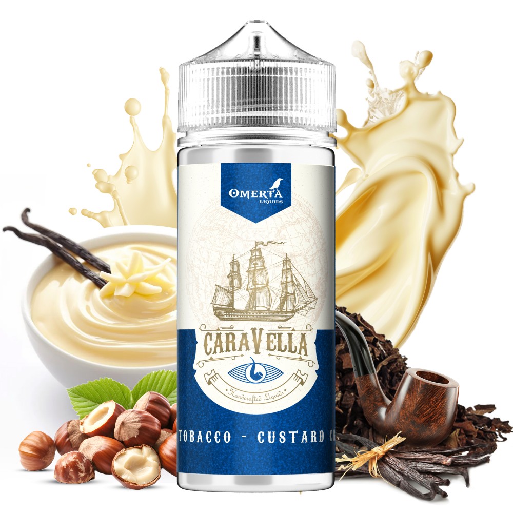 Caravella Pipe Tobacco Custard Cream Longfill 30ml for 120ml