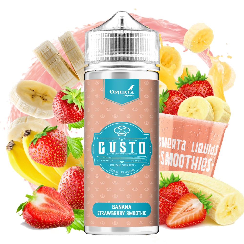 Gusto Banana Strawberry Smoothie Longfill 20ml for 120ml