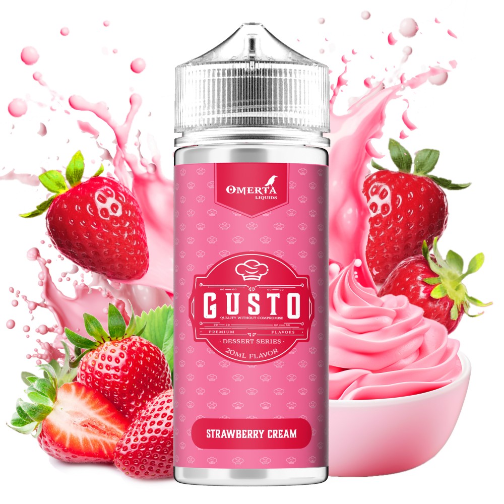 Gusto Strawberry Cream Longfill 20ml for 120ml