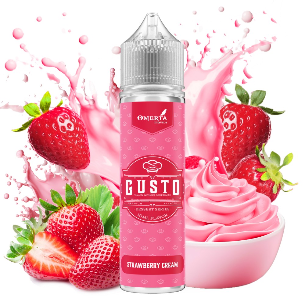 Gusto Strawberry Cream Longfill 10ml for 60ml