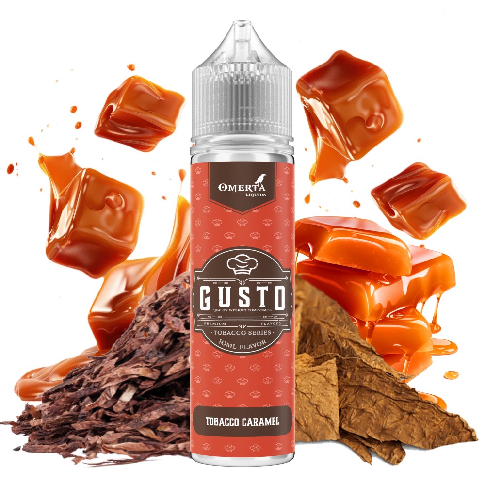 Gusto Tobacco Caramel Longfill 10ml for 60ml